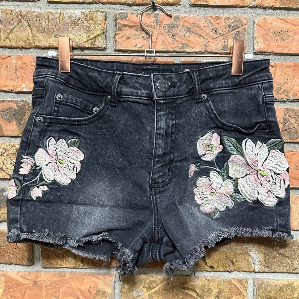 Aeropostale distressed shorts